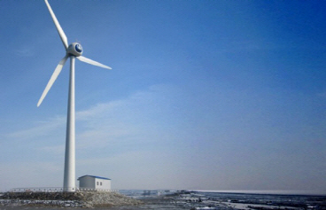 유니슨, 양양만월산 발전 단지에 풍력발전기 납품