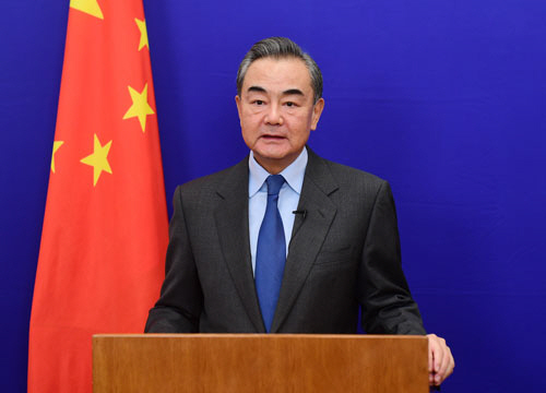 中 외교부 '왕이, 문정인 만나 신냉전·일방주의 반대 표명'