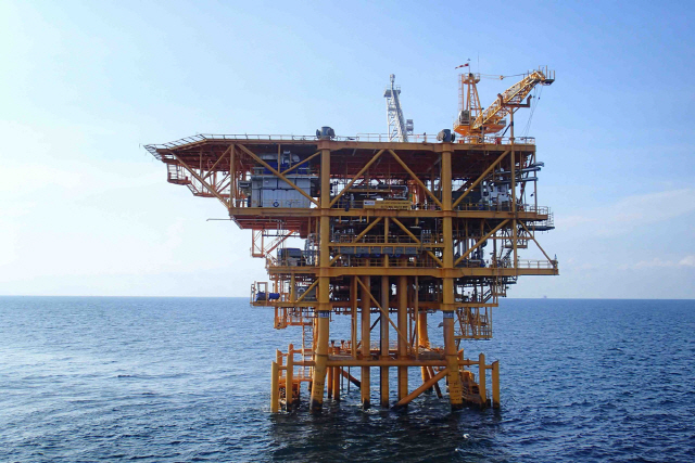 한국석유공사가 개발한 베트남 남동부 해상 15-1광구. 지난 1998년 탐사권을 획득해 석유 발견과 상업성 확인에 이어 생산까지 이어지고 있다./사진제공=석유공사