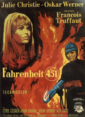 1966년 개봉한 영화 ‘화씨 451’의 포스터/출처=다음영화