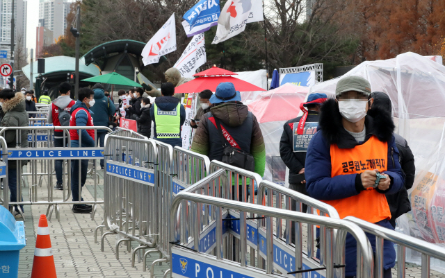코로나 600명대 신규확진 와중에…민주노총 오늘 집회 강행