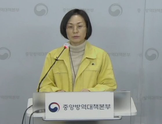임숙영 중앙방역대책본부 상황총괄단장이 브리핑을 하고 있다./출처=방대본 브리핑화면 캡처