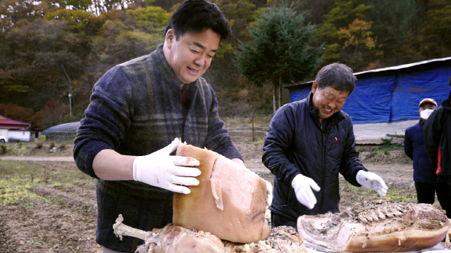 KBS 다큐 ‘삼겹살 랩소디’의 한 장면. /사진제공=KBS