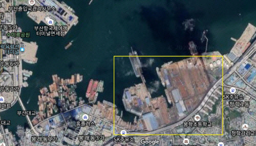 한진중공업 영도조선소 부지/구글맵(google map)