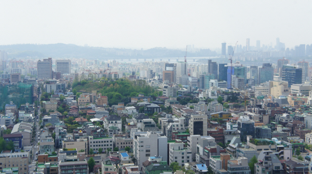 서울 강남의 한 주택 밀집 지역 전경. /서울경제DB