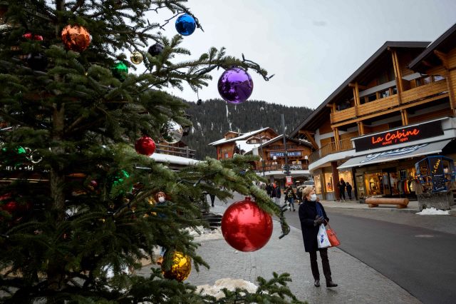 영국인들이 즐겨 찾는 스위스의 스키 휴양지 베르비에 모습./AFP통신·연합뉴스