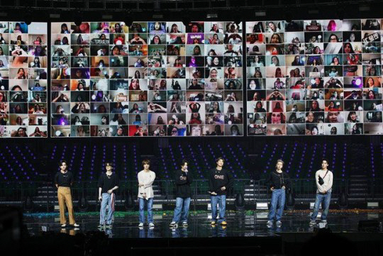 지난 10월 개최된 방탄소년단 단독 온라인 콘서트 ‘BTS MAP OF THE SOUL ON:E’ / 사진=빅히트엔터테인먼트 제공