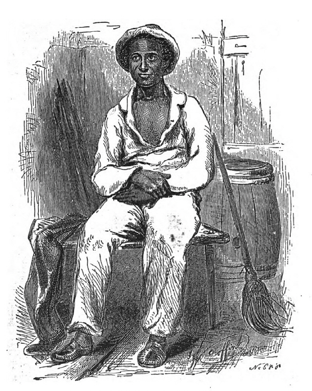 자서전 ‘노예 12년’에 삽화로 들어간 솔로몬 노섭. /위키피디아