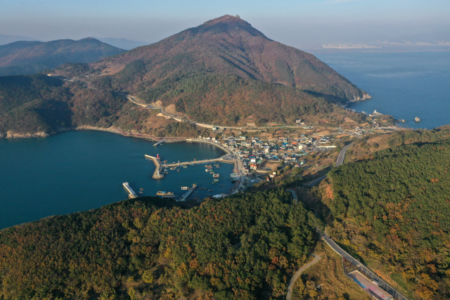 부산 강서구 가덕도동 대항항 일대 모습/ 연합뉴스