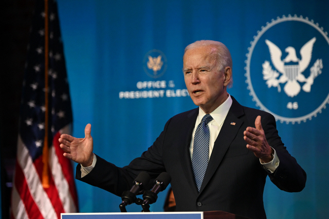 Biden, 46 대 미국 대통령, 새로운 수주 통지 취임