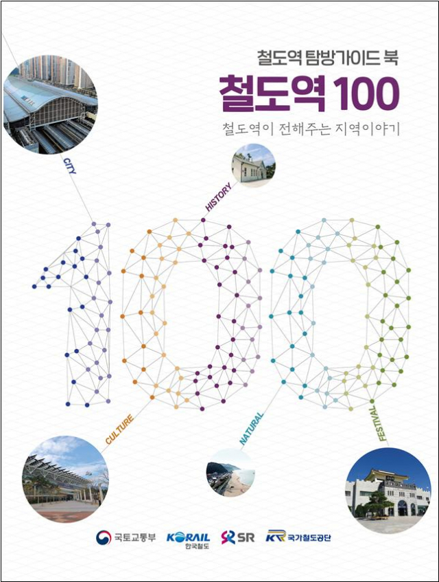 국가철도공단이 전국 100개 명품 철도역을 선정해 철도역 탐방 가이드북으로 발간한 '철도역 100'. 사진제공=국가철도공단