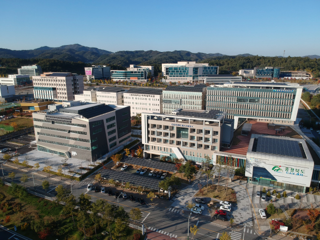 충북산학협력본부 등이 입주하고 있는 충북 오송 충북산학협력지구. 사진제공=충북산학협력본부