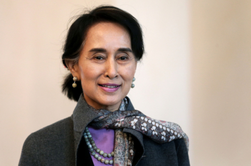 아웅산 수치 미얀마 국가고문. /AFP연합뉴스