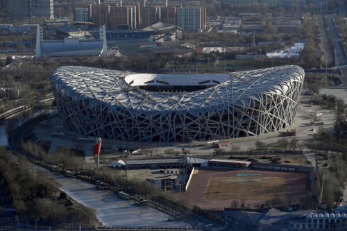 2022년 베이징 동계올림픽 메인 스타디움인 ‘버즈 네스트’. /AFP연합뉴스