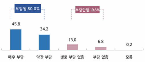 ◇중대재해처벌법 제정에 따른 중소기업의 경영부담 *자료:중기중앙회, 500개사 설문