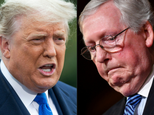 ‘The gloomy and fat politician’…  Trump criticizes Republican Senate leader McConnell