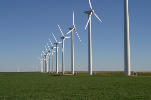 미국 텍사스주에 설치된 풍력 발전./위키피디아 캡처