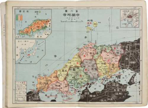 일본 시마네현지도(1908)에 독도가 그려지지 않았다./독도재단 제공