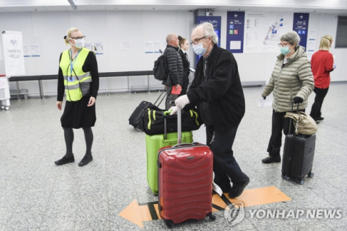 지난해 3월 핀란드의 한 공항./EPA연합뉴스