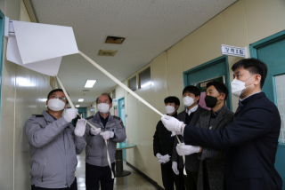 서울 노원경찰서 내 여청강력팀 사무실 앞에서 출범 행사가 진행되고 있다. /노원경찰서 제공