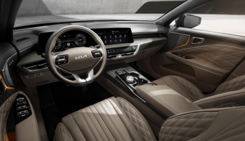 Like first class on an airplane…  Kia unveils K8 interior design