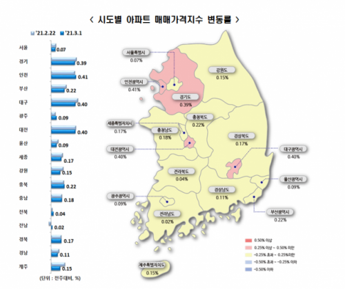 '광명·시흥 신도시' 반사이익?…시흥 아파트값 '껑충'