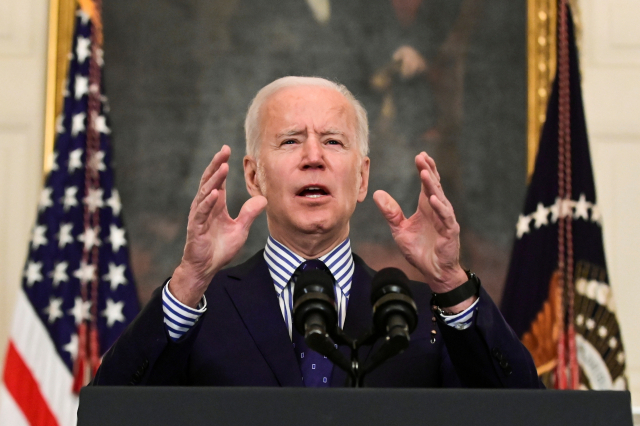 조 바이든 미국 대통령이 이번 주 쿼드 정상들과 정상회의를 열 수 있다고 백악관이 밝혔다. /로이터연합뉴스