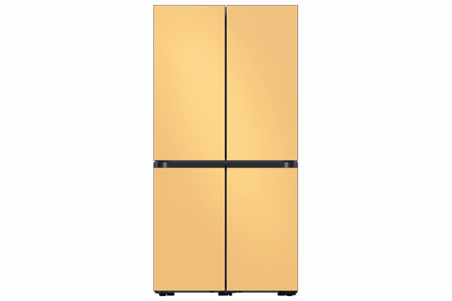 비스포크 4도어 냉장고 신제품 '코타 썬 옐로우' 색상 모델 /사진제공=삼성전자