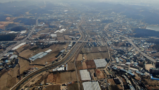 3기 신도시로 추가 지정된 광명·시흥 일대의 모습. /성형주기자
