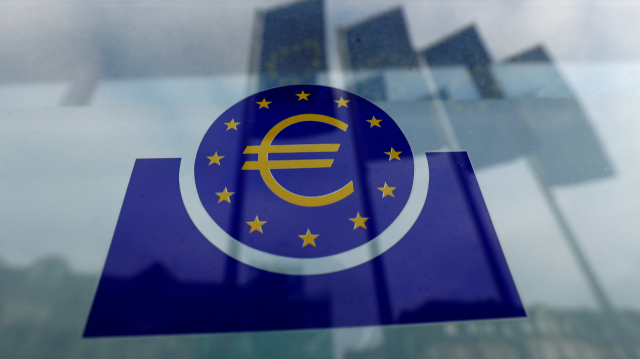 독일 프랑크푸르트 유럽중앙은행(ECB) 본부의 로고./사진=연합뉴스