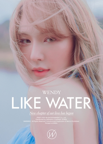 웬디 솔로 앨범 ‘Like Water’ 티저 포스터. /사진제공=SM엔터테인먼트