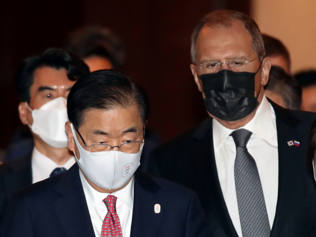 라브로프 '한국, 잠재력 큰 파트너 국가'…한·러 외교회담 시작