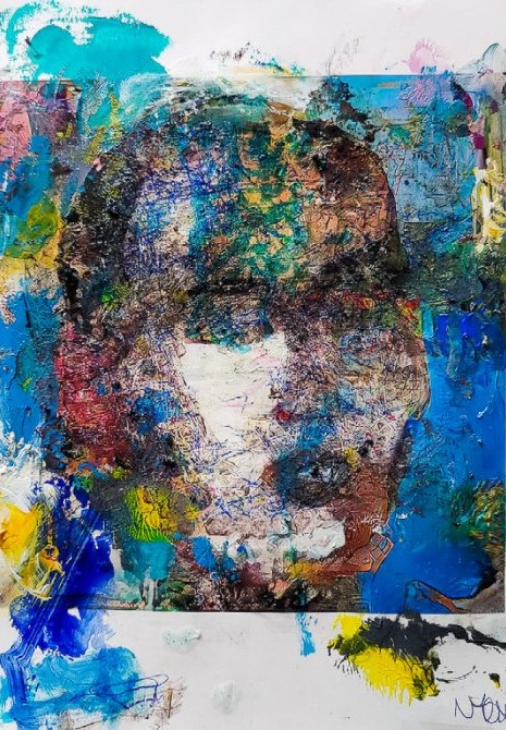 Robot artist's self-portrait sold for 700 million won