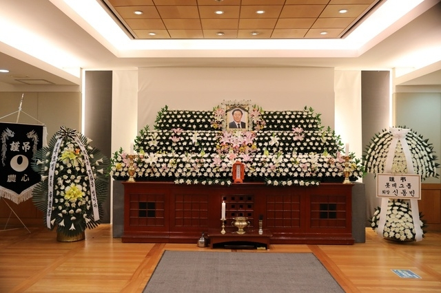 서울대병원 장례식장에 마련된 신춘호 농심그룹 회장 빈소/사진 제공=농심