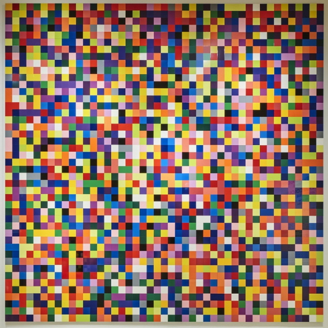 獨 추상화가 리히터의 4,900가지 색채의 향연