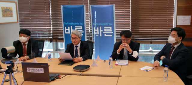 법무법인 바른 이상진(왼쪽부터)·김용철·박성근·정상태 변호사./사진제공=법무법인 바른