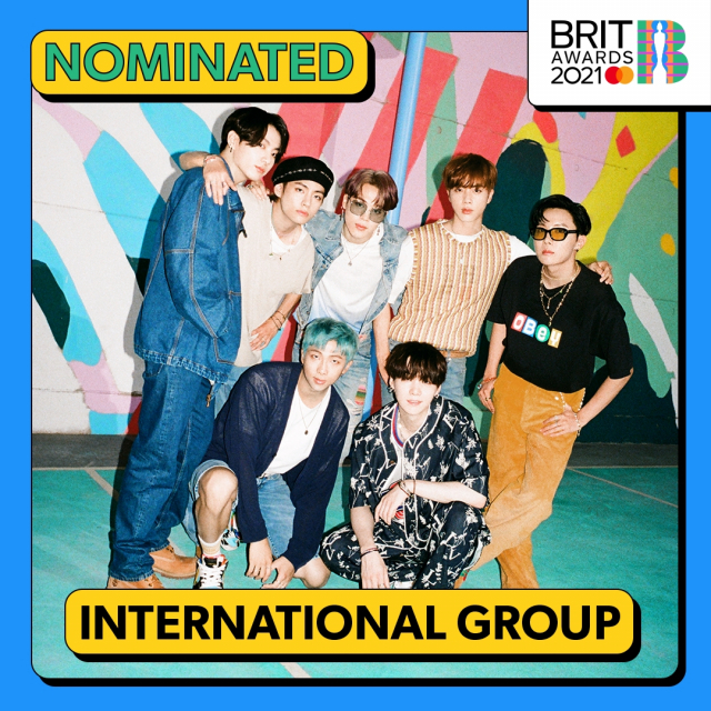 방탄소년단 / 사진=브릿 어워드(The BRIT Awards)