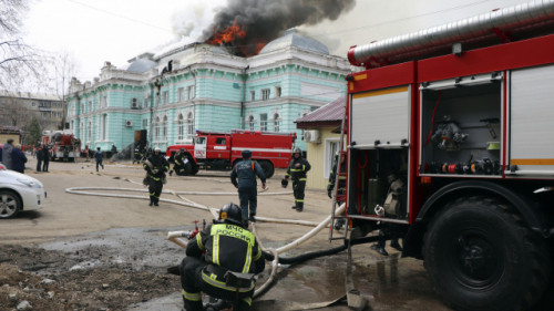 러시아 병원서 화재에도 수술 강행...환자 살렸다
