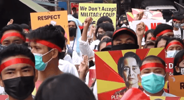 [영상]부활절 달걀, 불교국가 미얀마 저항상징 되다
