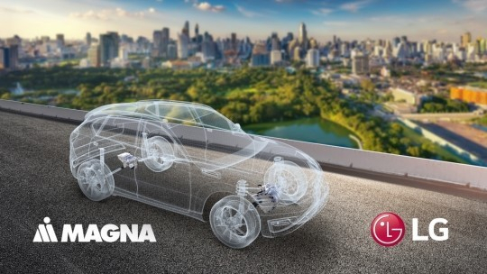 LG전자 VS사업부문은 글로벌 자동차 부품사인 마그나인터내셔널과 전기차 파워트레인 관련 합작법인을 설립한다. /유튜브 갈무리