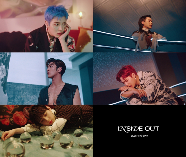 뉴이스트 정규 2집 타이틀곡 'INSIDE OUT' MV 티저 강렬한 임팩트