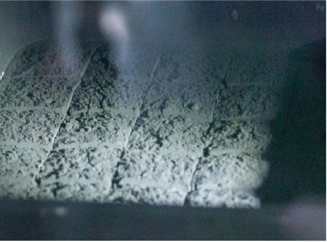 포스코케미칼 양극재 광양공장에서 제조하고 있는 하이니켈 NCM 양극재의 모습./사진제공=포스코케미칼