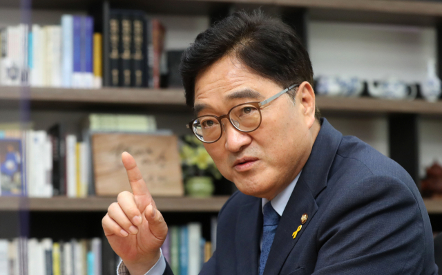 더불어민주당 당대표 후보로 출마한 우원식 민주당 의원 / 연합뉴스