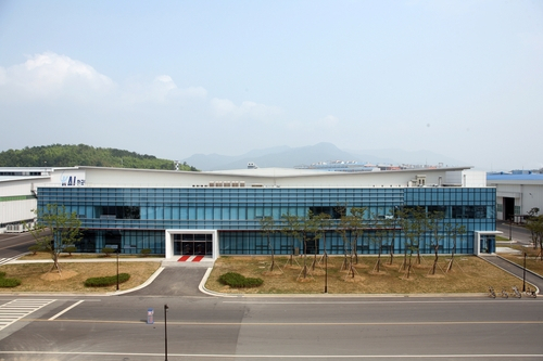 한국항공우주산업(KAI) A350 스마트 공장 전경.