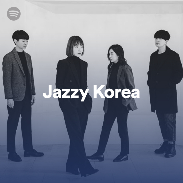 스포티파이가 27일 공개한 ‘재지 코리아’(Jazzy Korea) 플레이리스트의 온라인 커버. 재즈밴드 사선이 커버 모델로 기용됐다. /사진제공=스포티파이 코리아
