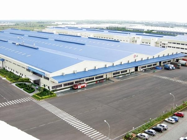 서부 산업도시 푸네에 자리 잡은 LG전자 공장.