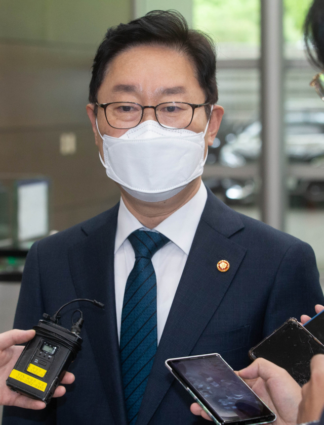 박범계 '내주 대통령께 검찰총장 후보 제청할 것…검찰개혁 화두'