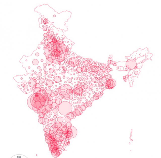 인도 코로나 확산현황/코로나19인도.org 캡쳐