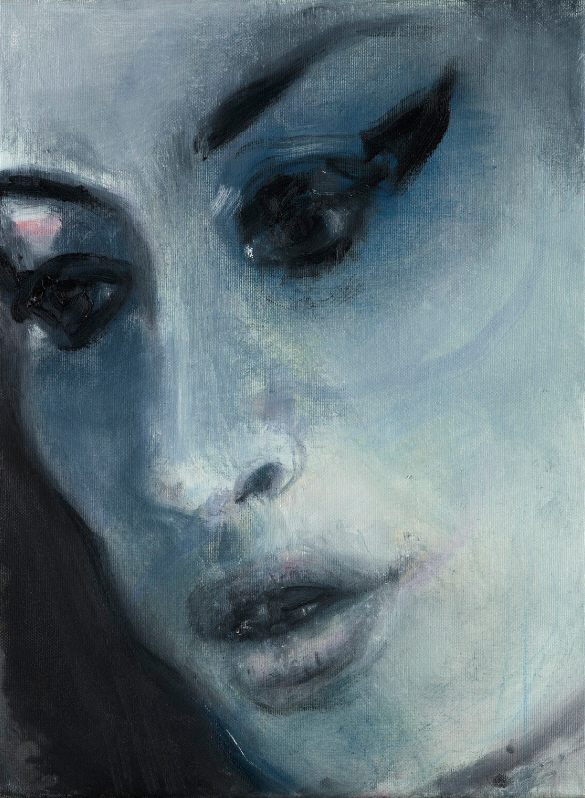 에이미 와인하우스의 사후 초상화 ‘에이미 블루’에서는 주인공의 우울한 음색이 흘러나오는 듯하다. /사진제공=국립중앙박물관