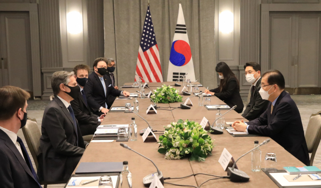 한미일 3국 외교장관 회담...북미대화 재개 방안 논의